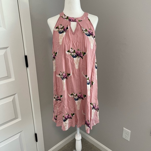 Peach Love California Dresses & Skirts - 3/$20 Pink Cow Dress